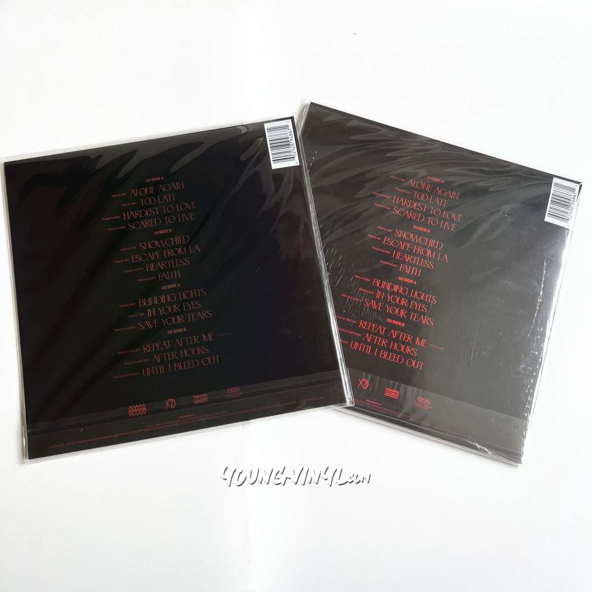 The Weeknd - Heartless Exclusive Limited Edition 07 Inch Black Colored Vinyl