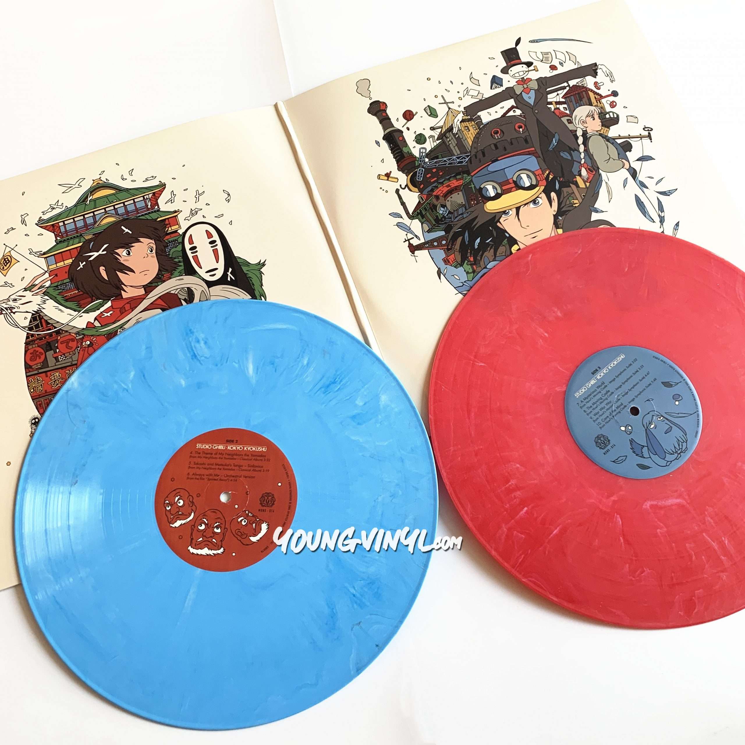 Studio Ghibli Kokyo Kyokushu Blue Red Vinyl 2LP - Young Vinyl