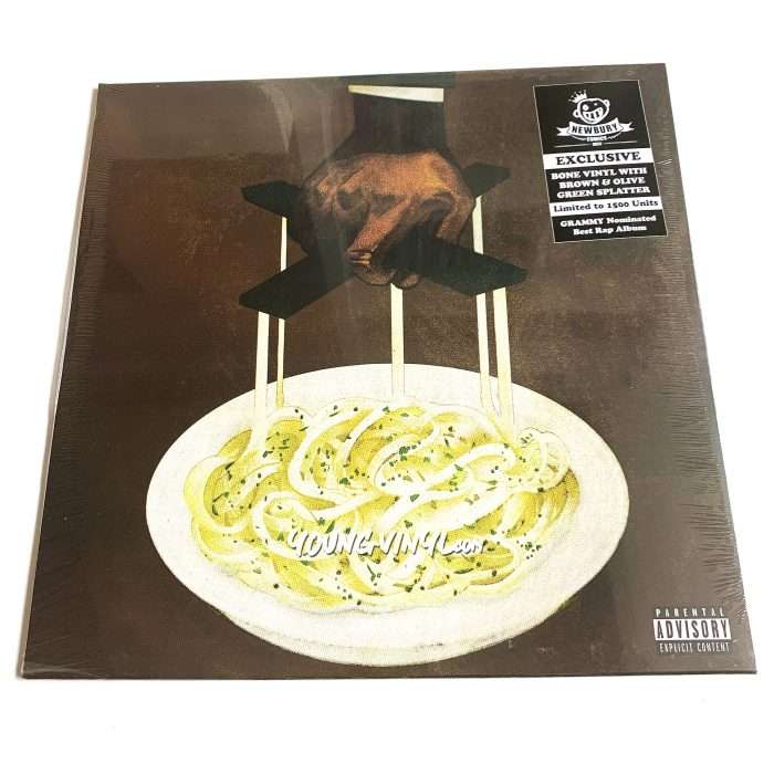 Freddie Gibbs & Alchemist Alfredo Vinyl Bone w/ Brown And Olive Splatter