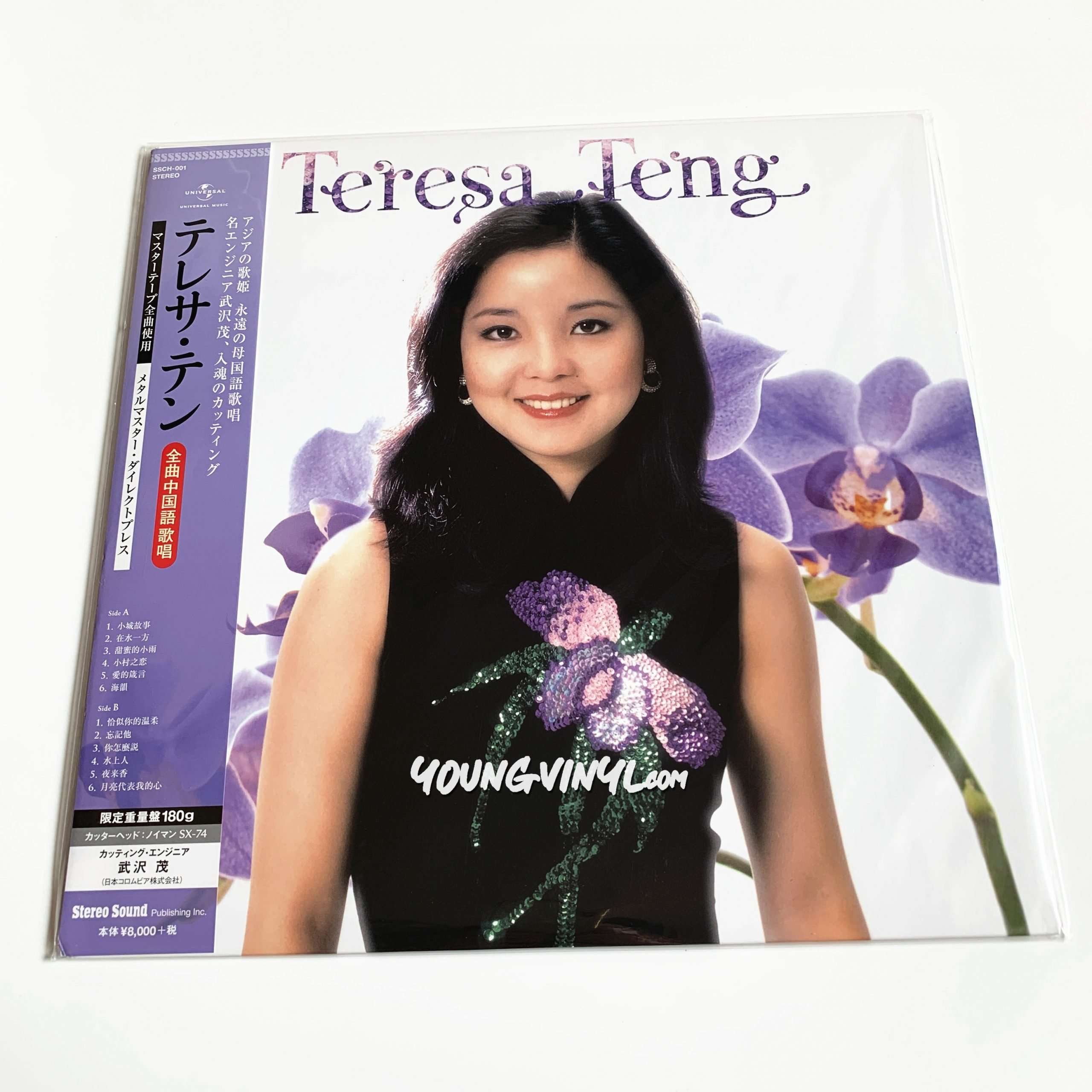 Teresa Teng 全曲中国語歌唱Vinyl 鄧麗君テレサ・テンStereo Sound 黑 