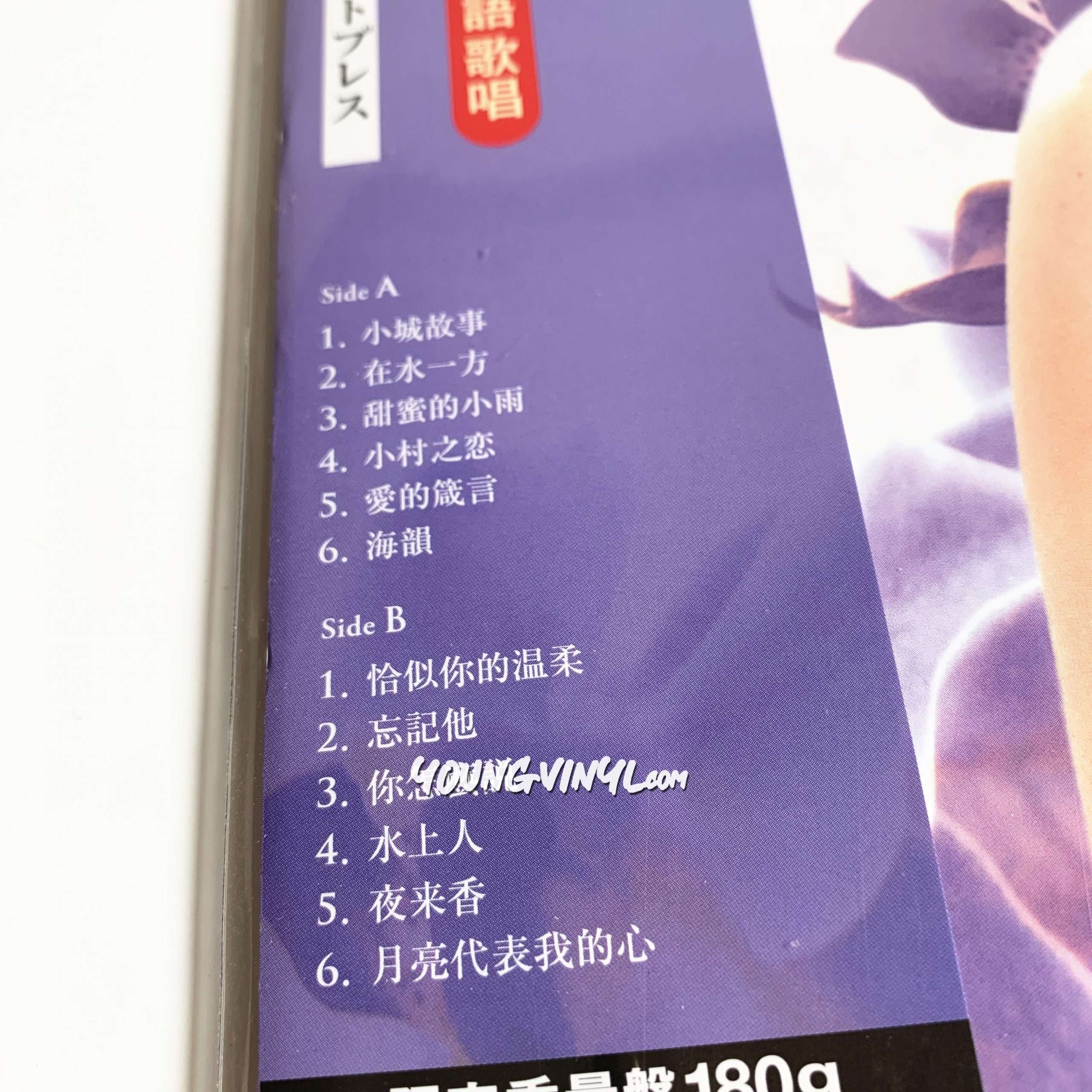 Teresa Teng 全曲中国語歌唱Vinyl 鄧麗君テレサ・テンStereo Sound 黑