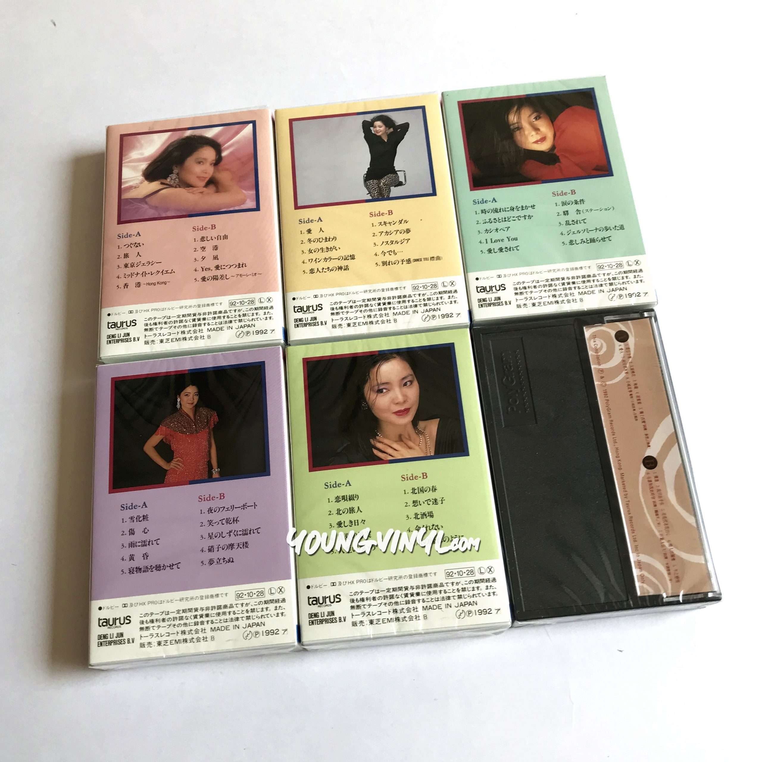 Teresa Teng 精選全集 1-6 Cassette Box Set 鄧麗君 テレサ・テン