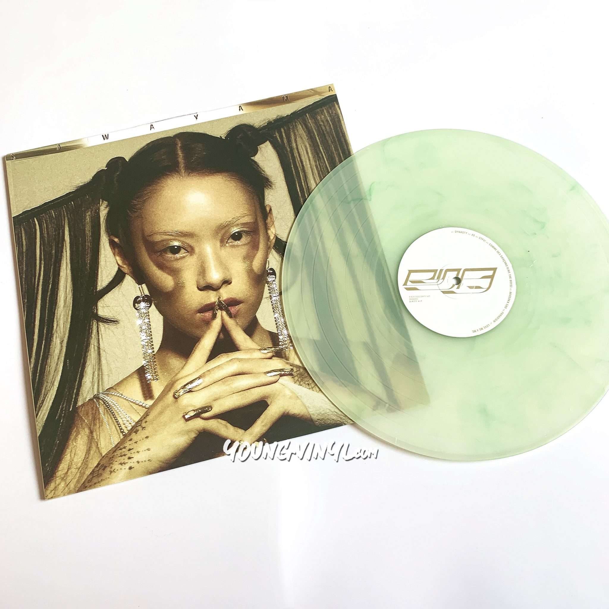 Rina Sawayama Vinyl Green Clear Swirl Limited - Young Vinyl