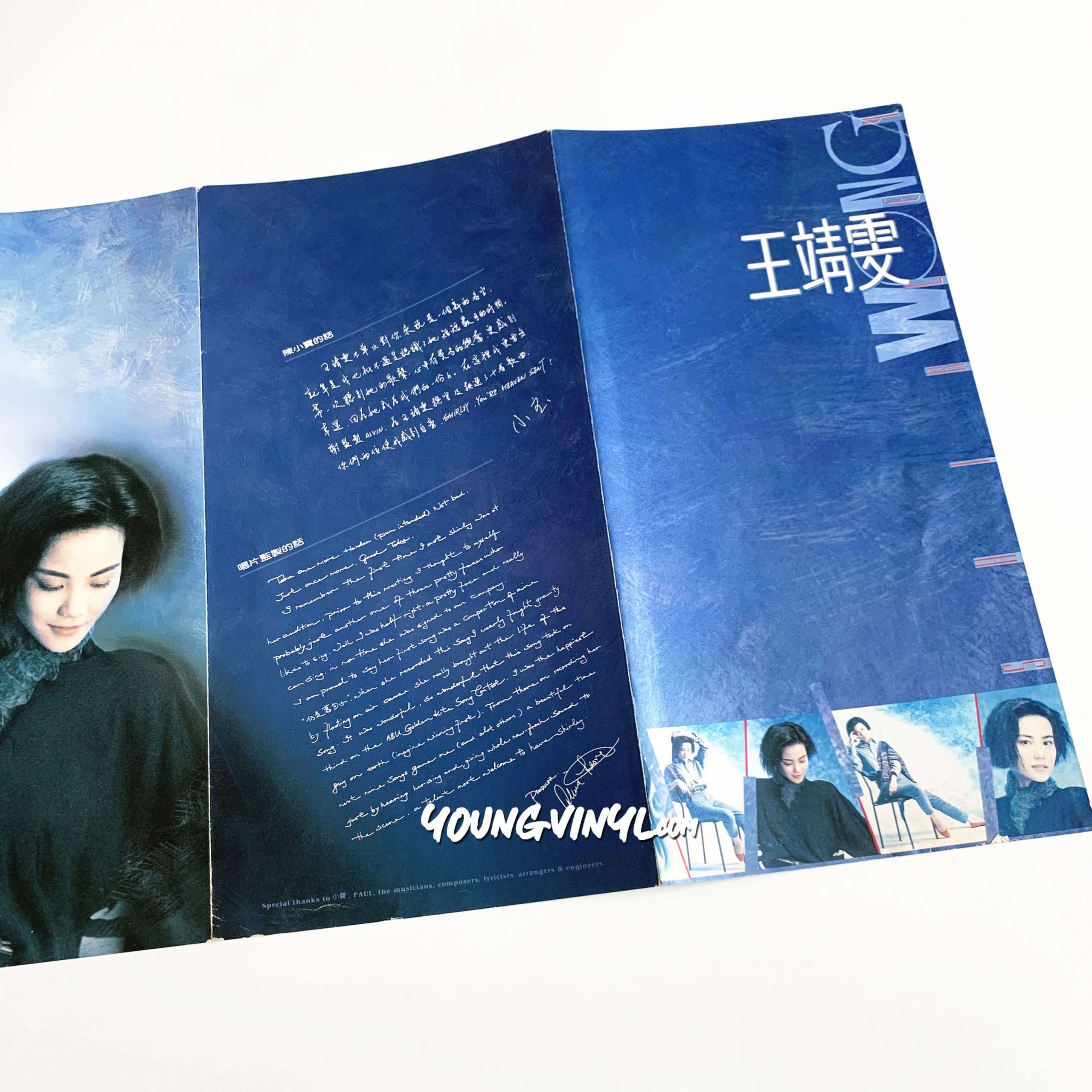 Faye Wong 王靖雯Vinyl 王菲Shirley Wong 1st Pressing 黑膠唱片