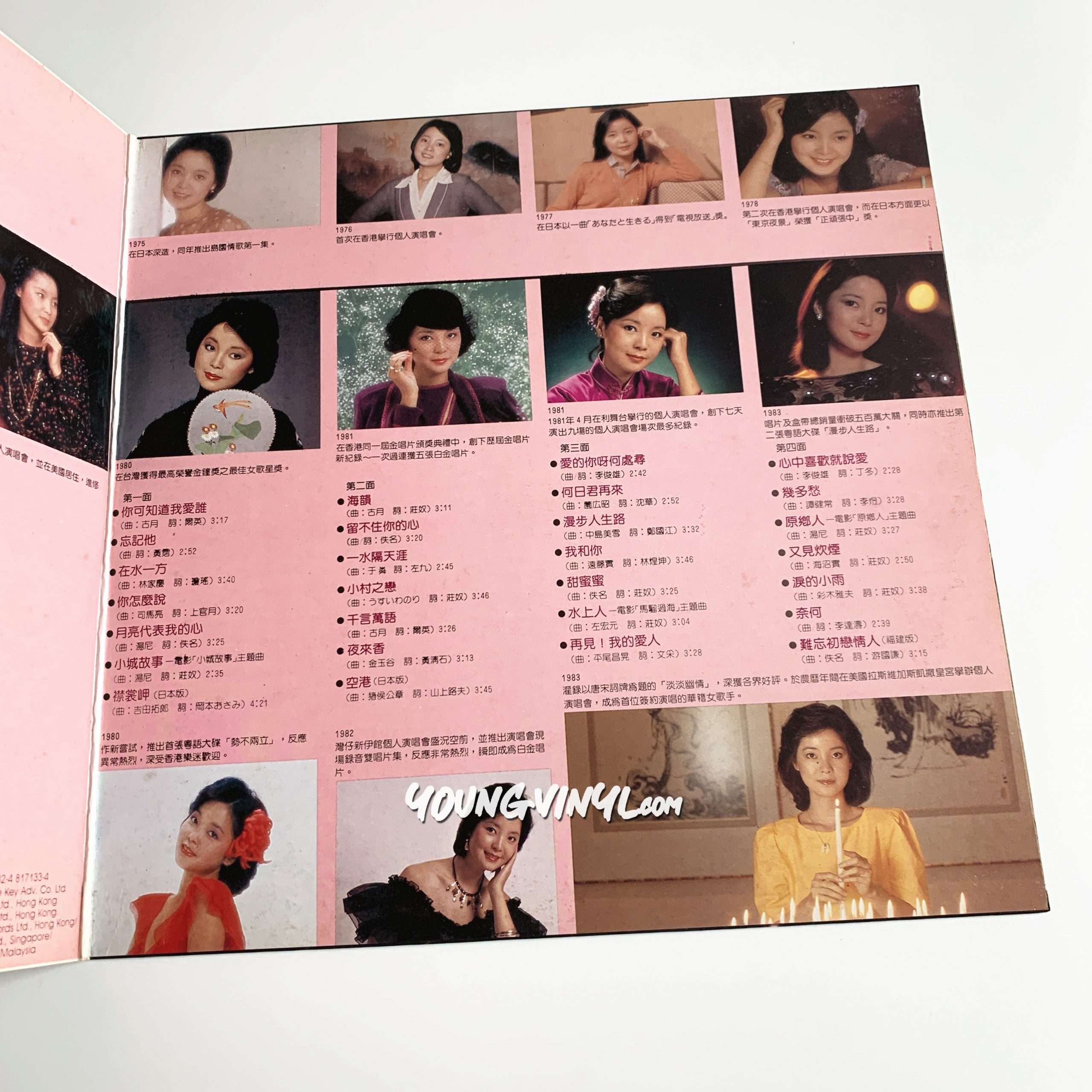 Teresa Teng 15th Anniversary Vinyl 2LP 鄧麗君15週年テレサ・テン