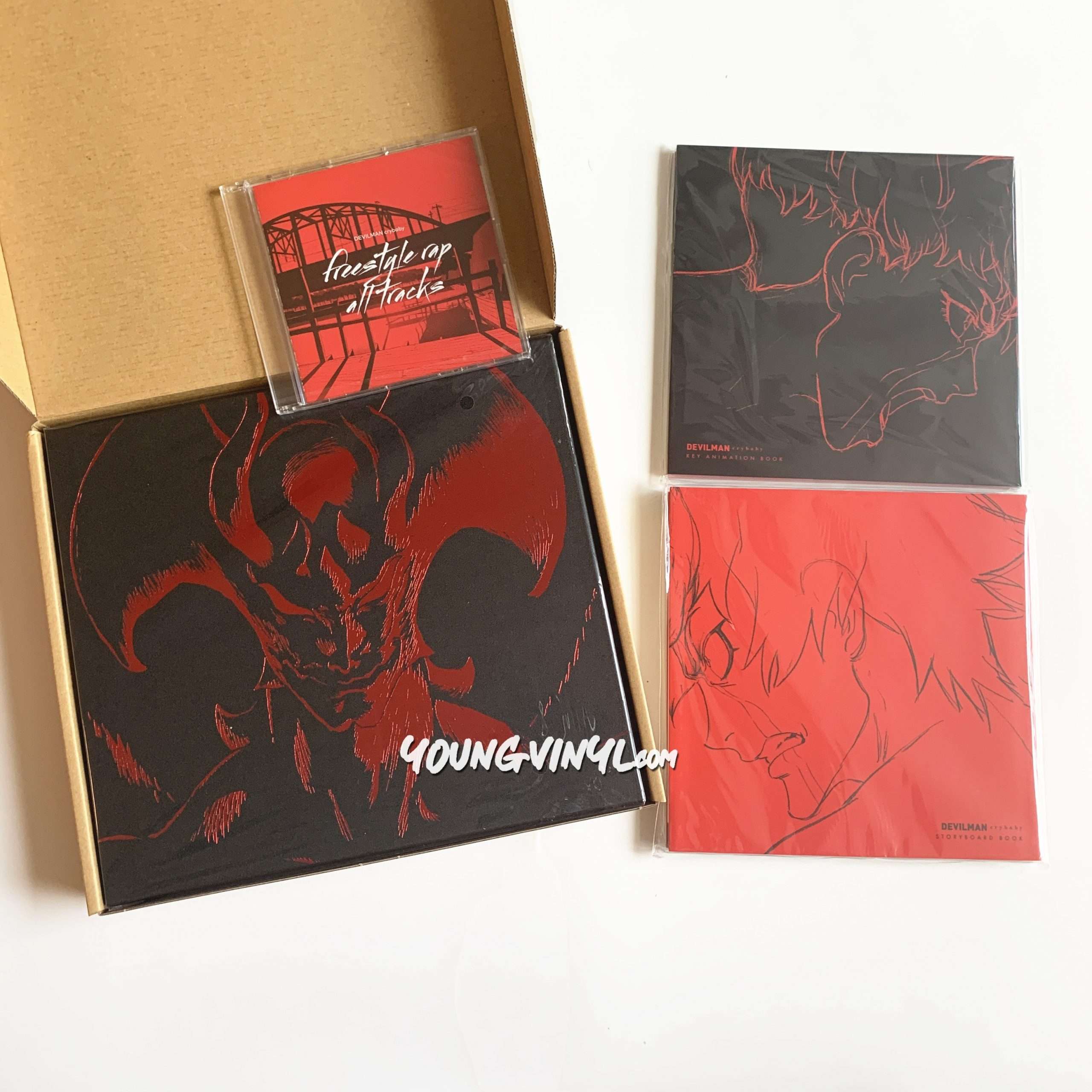 DEVILMAN crybaby COMPLETE BOX Blu-ray+2 Books+CD - Young Vinyl