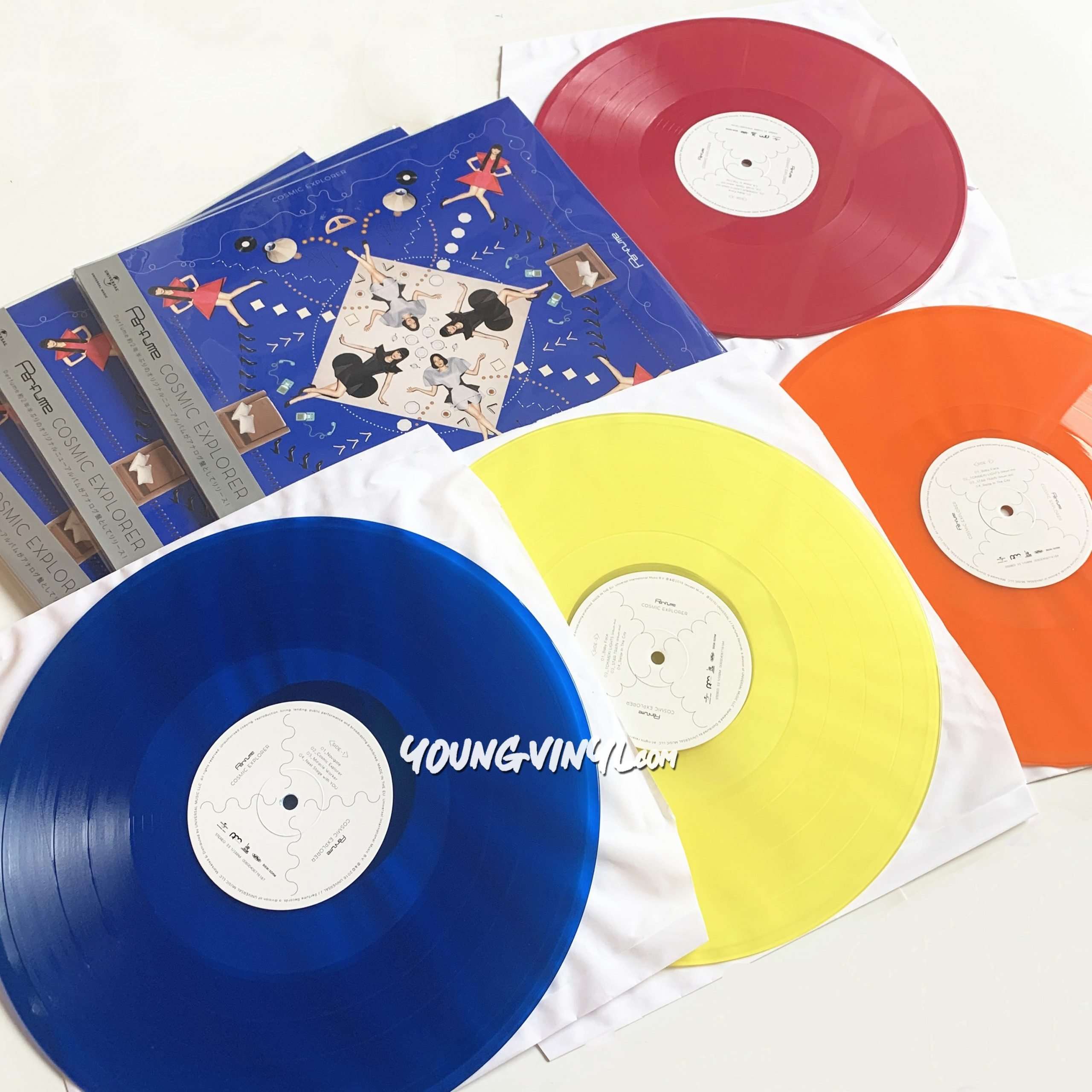 Perfume Cosmic Explorer Vinyl 3 Color set - Young Vinyl