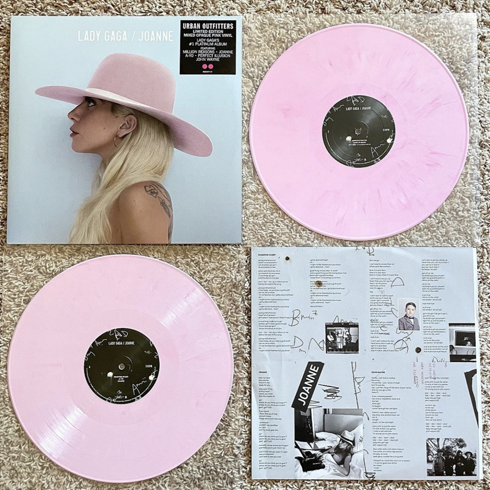 Lady Gaga Joanne Vinyl Pink Sealed 2LP - Young Vinyl