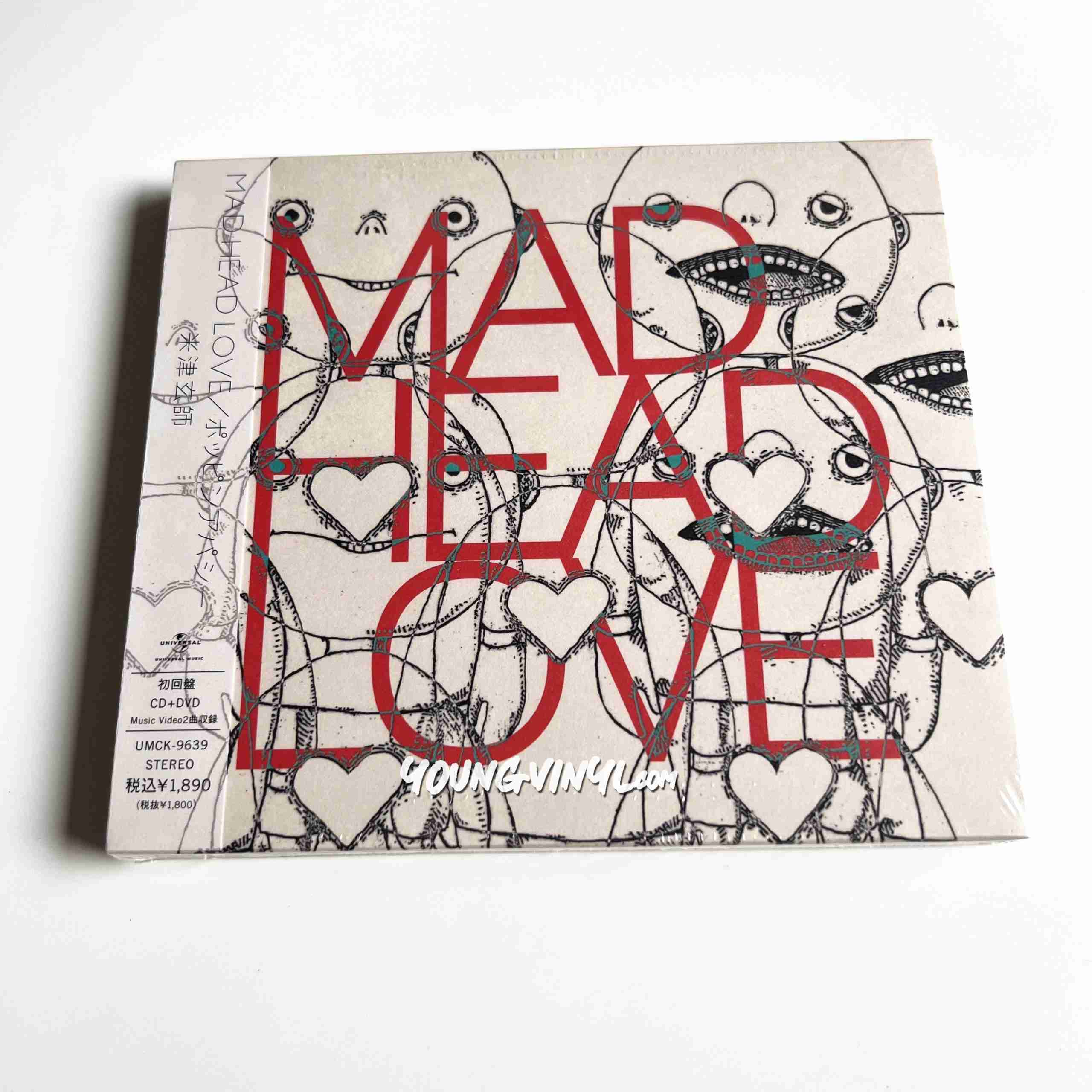 Kenshi Yonezu Mad Head Love CD+DVD Limited Edition 米津玄師 Sealed