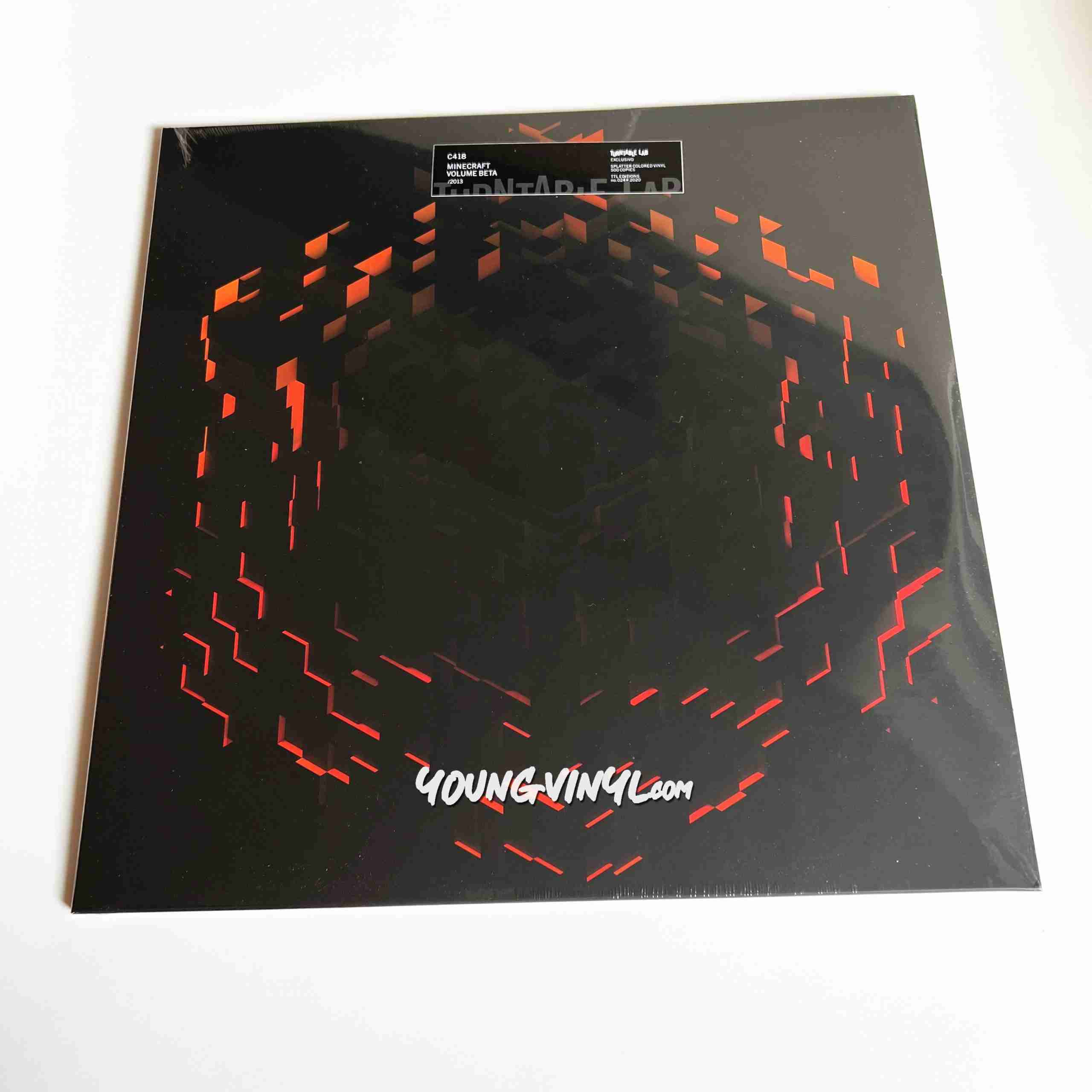 C418 Minecraft Volume Beta Vinyl Red with Black Splatter LP