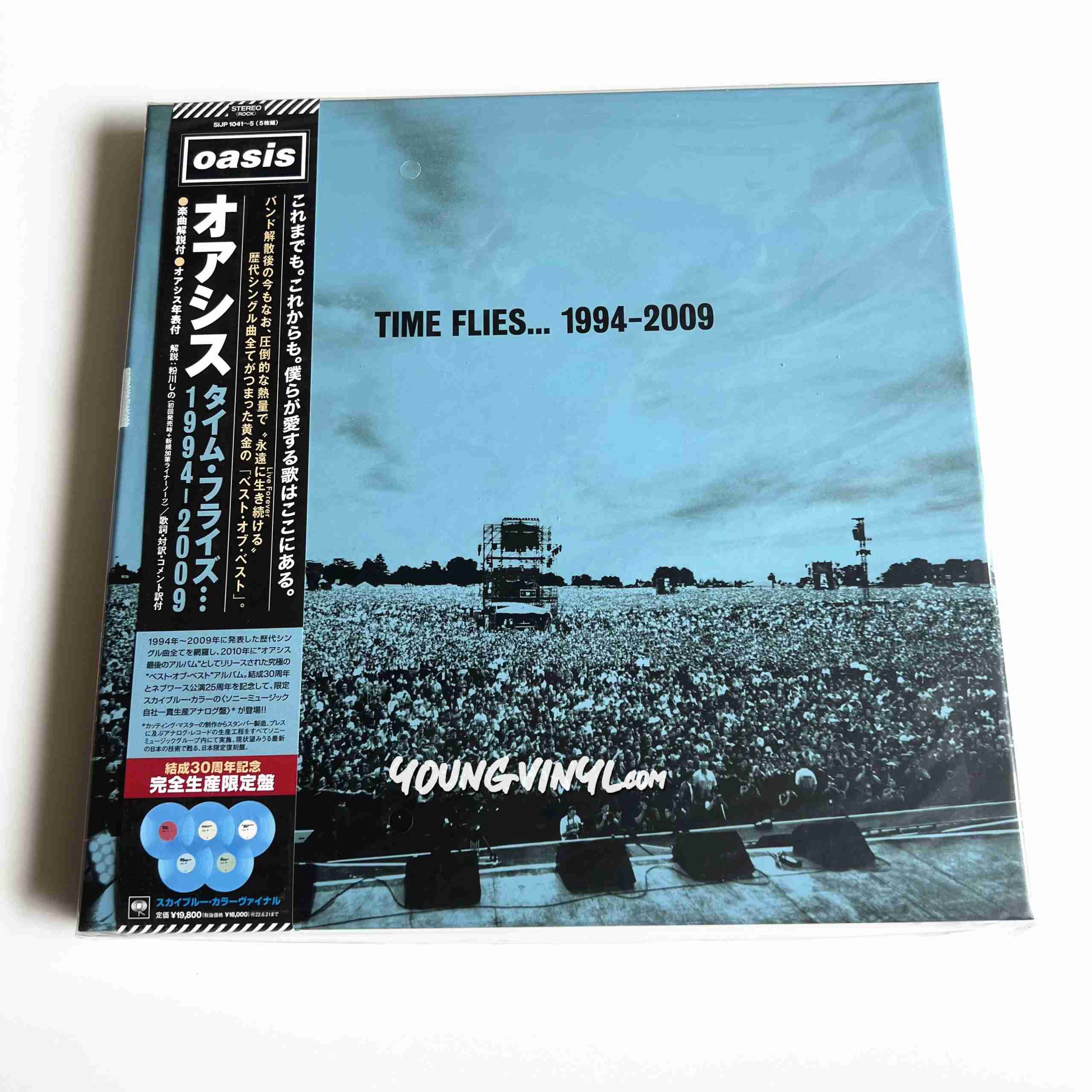 oasis 日本盤 time flies...新品未開封!限定boxlp-