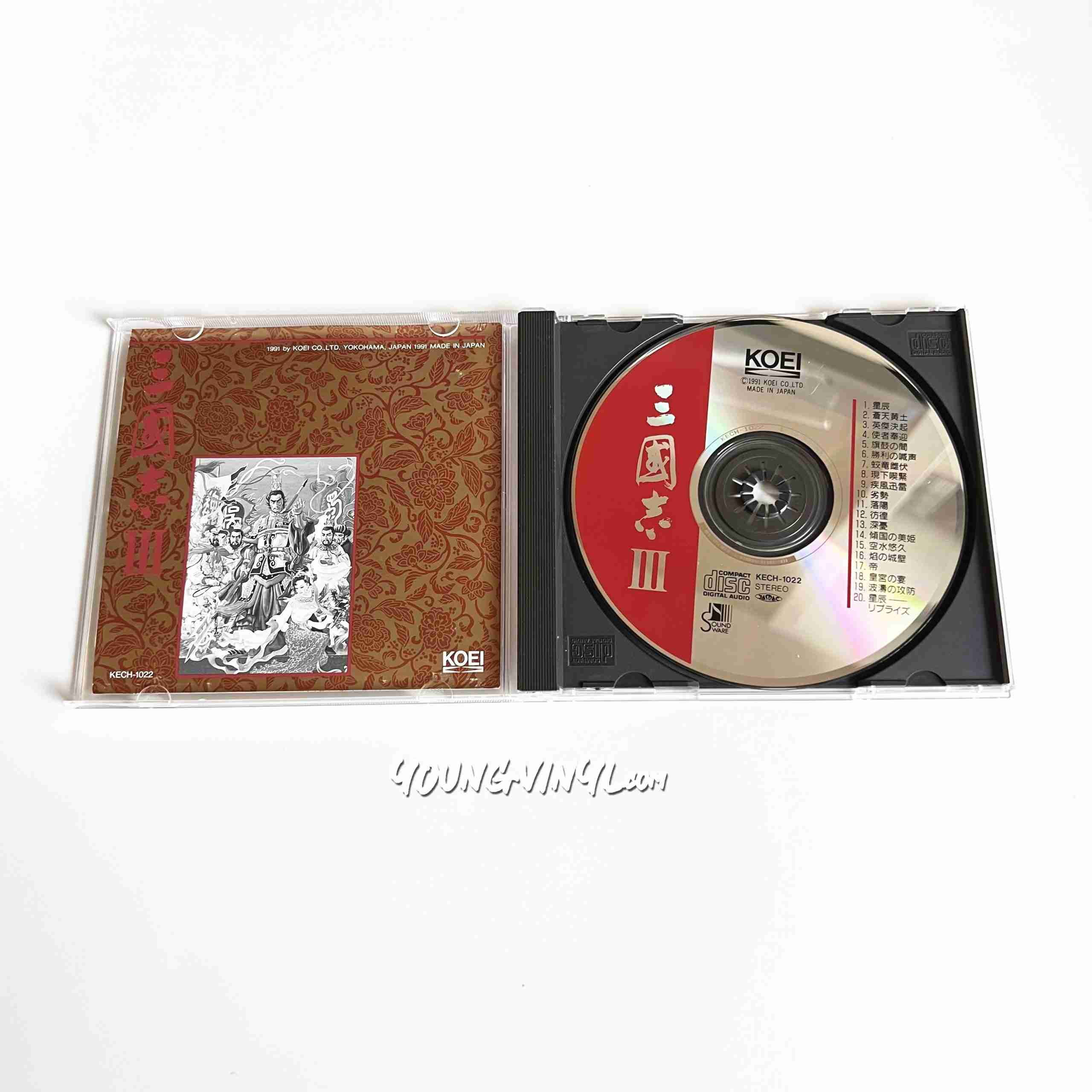 三國志III 三国志3 soundtrack Romance of the Three Kingdoms CD