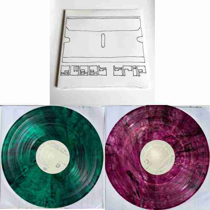 Sweet Trip You Will Never Know Why Vinyl Limited Sealed Clear Green Black Swirl Pink