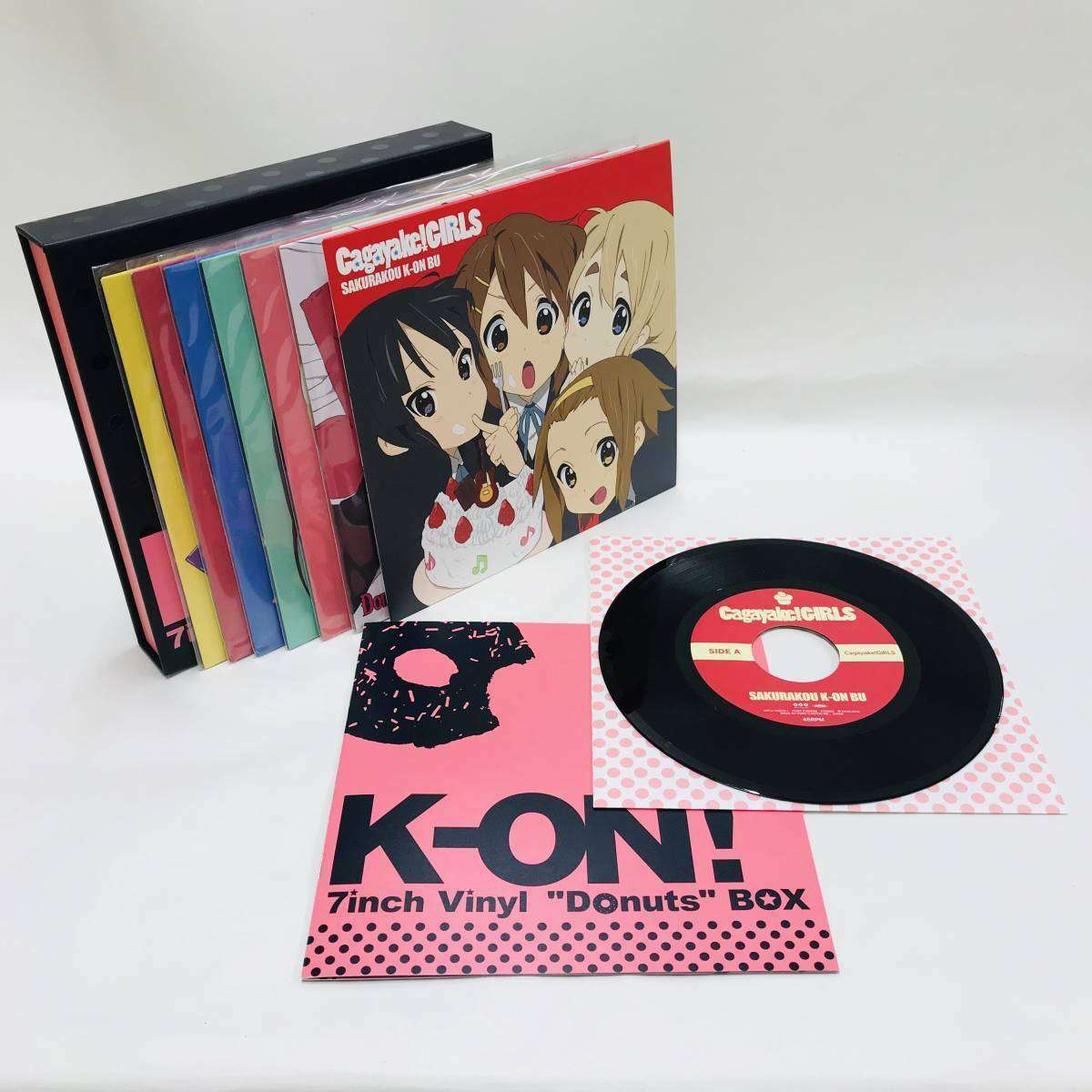 Ho-kago Tea Time K-ON! 7inch Vinyl Donuts Box Sealed - Young Vinyl