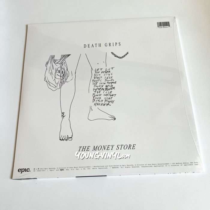 Death Grips The Money Store Black White Split Vinyl LP Sealed