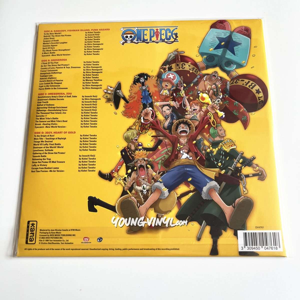 One Piece New World Original Soundtrack Yellow Red Vinyl 2LP