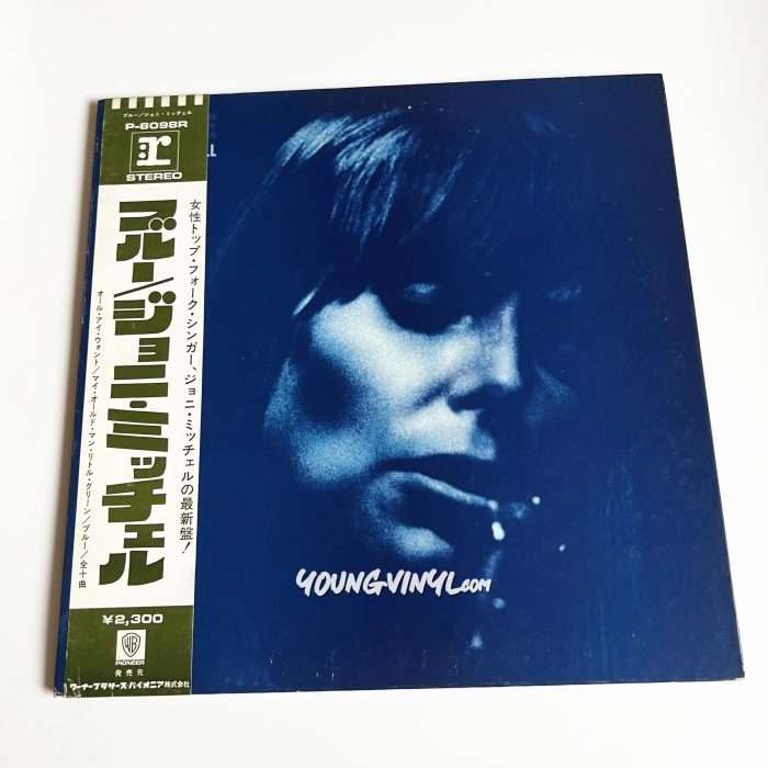 Joni Mitchell Blue Vinyl Japan 1974 with obi